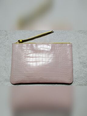 Banana Republic Yellow Wristlet Clutch